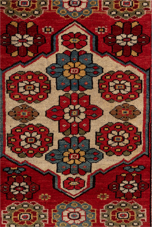 Antique NW Persian Area Rug (4' x 5')